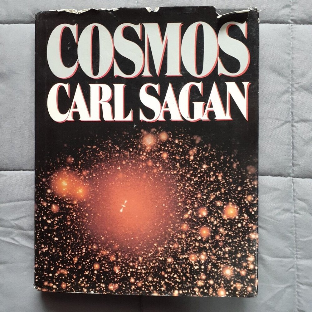 Cosmos by Carl Sagan 1980 Edition Vintage Hardcover Book Dustjacket VTG Classic